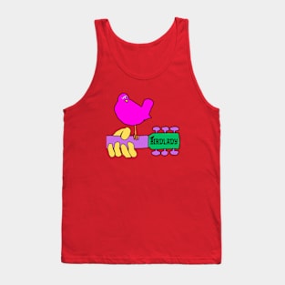 Birdlady Guitar - No Background Tank Top